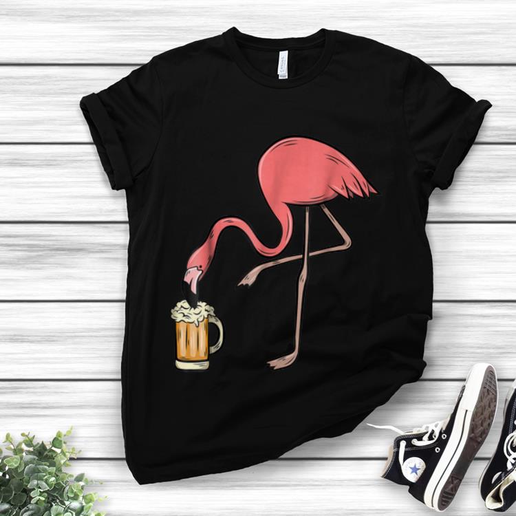 Awesome Flamingo Drinking Beer shirt 1 - Awesome Flamingo Drinking Beer shirt