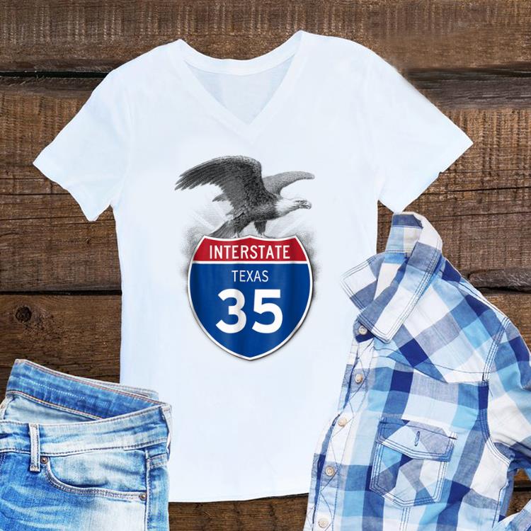 Eagle Texas 35 Highway Interstate Shield hoodie 1 - Eagle Texas 35 Highway Interstate Shield hoodie