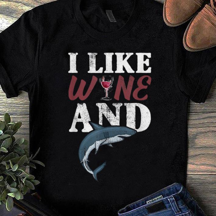 I Like Wine And Shark Ocean Animal sweater 1 - I Like Wine And Shark Ocean Animal sweater