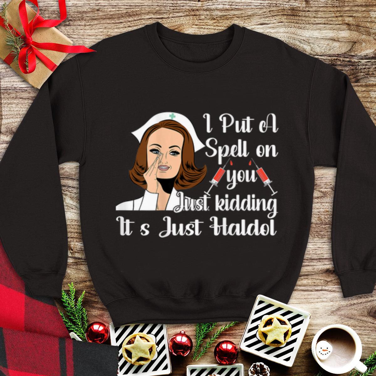 I Put A Spell On You Just Kidding It s Just Haldol tank top 1 - I Put A Spell On You Just Kidding It's Just Haldol tank top