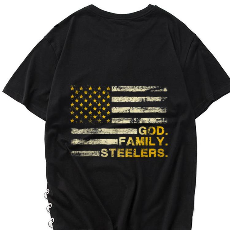 Premium God Family Steelers Pro American Flag shirt 1 - Premium God Family Steelers Pro American Flag shirt