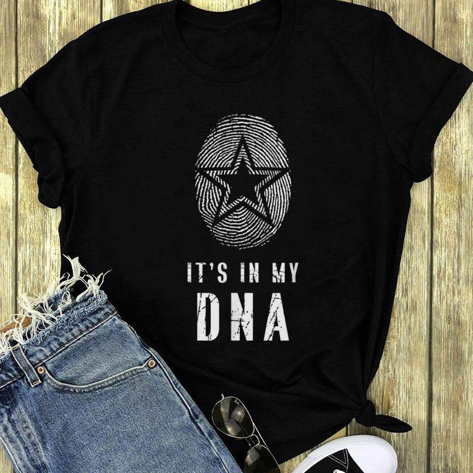Texas Cowboy Fingerprint with Lonestar Its In My DNA long sleeve 1 - Texas Cowboy Fingerprint with Lonestar Its In My DNA long sleeve