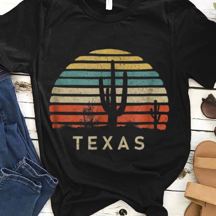 Texas Desert Cactus Vintage guy tee 1 - Texas Desert Cactus Vintage guy tee