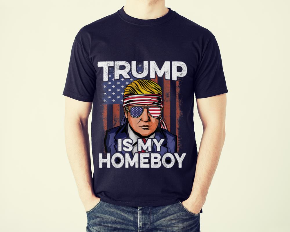 The Best Donald Trump Is My Homeboy Glasses Headband Usa Flag 4th Of July shirt 1 - The Best Donald Trump Is My Homeboy Glasses Headband Usa Flag 4th Of July shirt