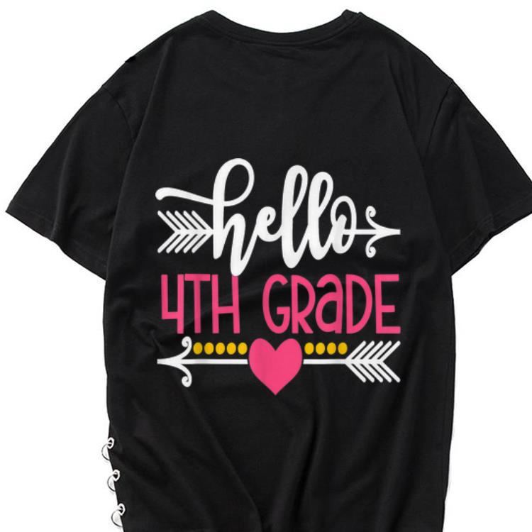 The best trend Hello 4th Grade Teacher Kids Back to School shirt 1 - The best trend Hello 4th Grade Teacher Kids Back to School shirt