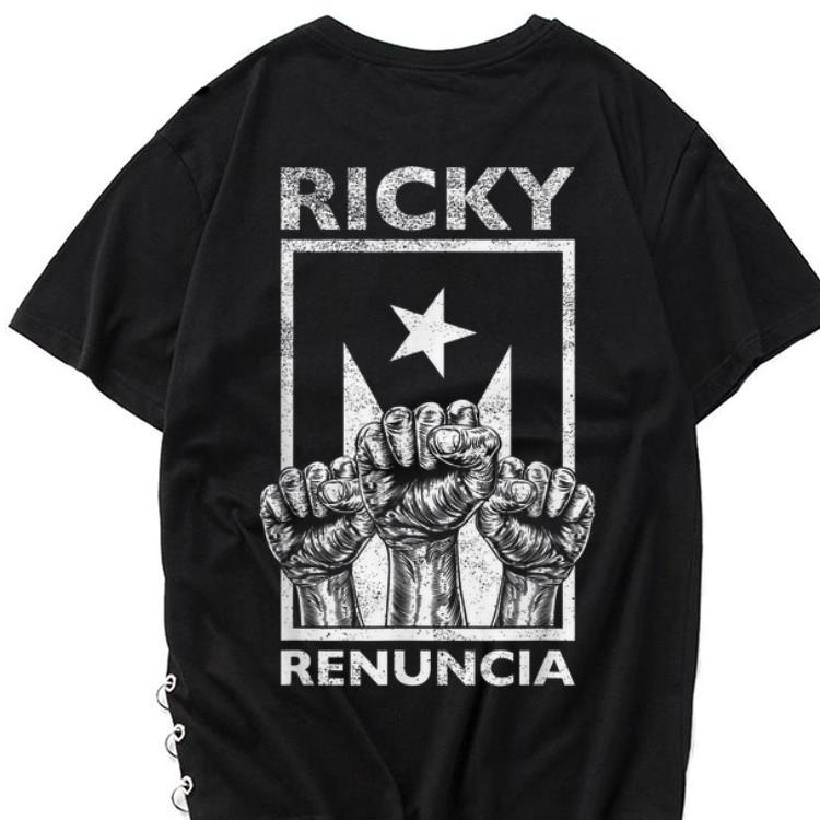 The best trend Ricky Renuncia The Fist Puerto Rico Flag shirt 1 - The best trend Ricky Renuncia The Fist Puerto Rico Flag shirt