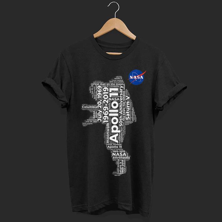 Wonderful Nasa Approved Apollo 11 50th Astronaut Word Art Nasa Logo shirt 1 - Wonderful Nasa Approved Apollo 11 50th Astronaut Word Art Nasa Logo shirt