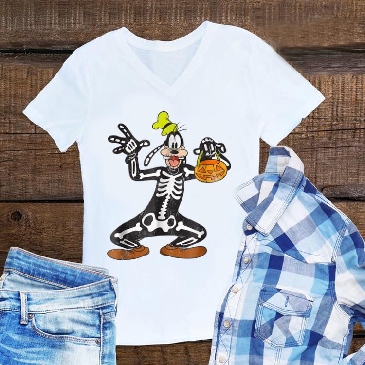 Awesome Disney Goofy Skeleton Halloween shirt 1 - Awesome Disney Goofy Skeleton Halloween shirt