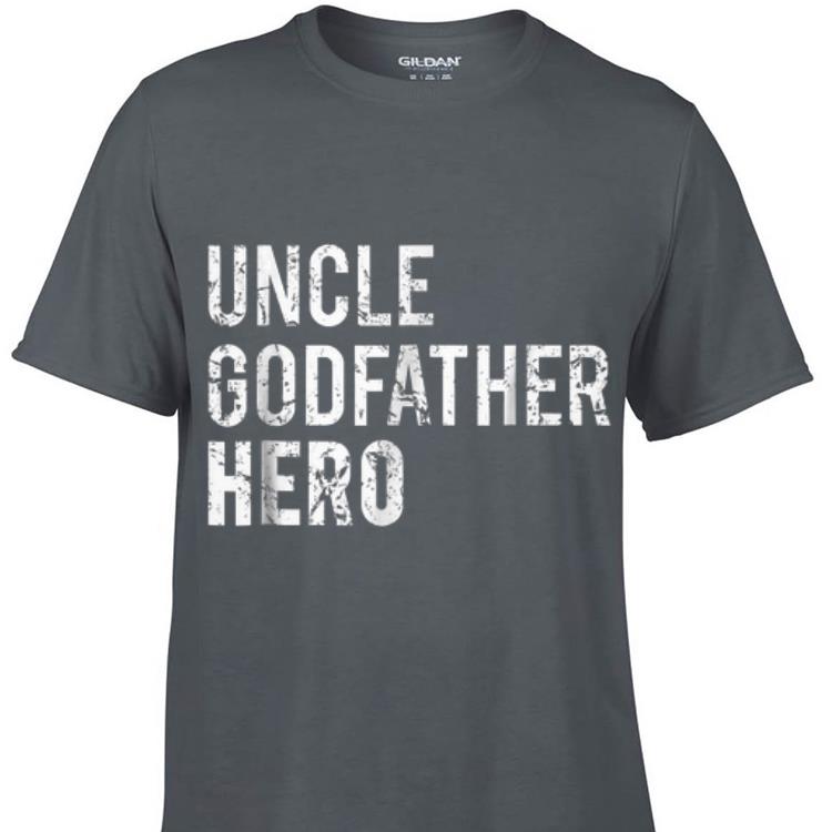 Awesome Uncle Godfather Hero shirt 1 - Awesome Uncle Godfather Hero shirt