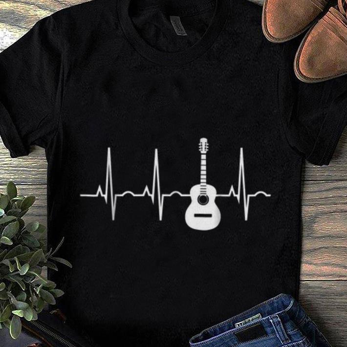 Top Acoustic Guitar Heartbeat Musician shirt 1 - Top Acoustic Guitar Heartbeat Musician shirt