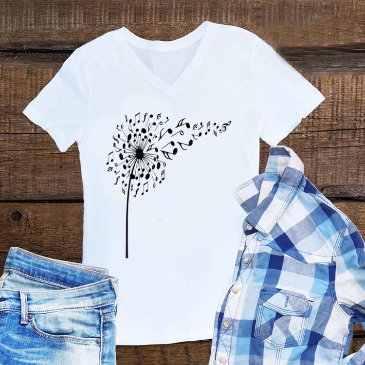 Top Dandelion I love my flower note music guy tee 1 - Top Dandelion I love my flower note music guy tee