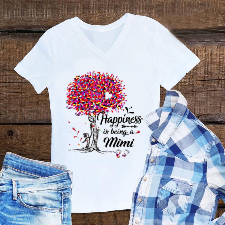 Top Happiness Is Being a Mimi Colorful Tree shirt 1 - Top Happiness Is Being a Mimi Colorful Tree shirt