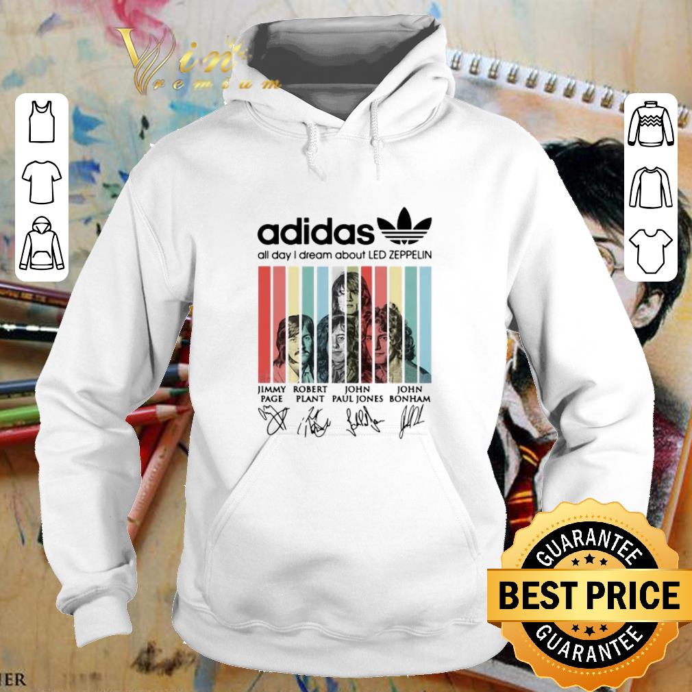 Hot adidas all day i dream about Led Zeppelin signatures vintage shirt 4 - Hot adidas all day i dream about Led Zeppelin signatures vintage shirt