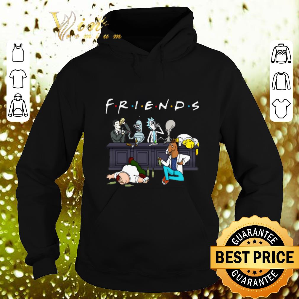 Premium Friends Sterling Archer Bender Rick Roger Homer Simpson Bojack Horseman Peter Griffin shirt 4 - Premium Friends Sterling Archer Bender Rick Roger Homer Simpson Bojack Horseman Peter Griffin shirt