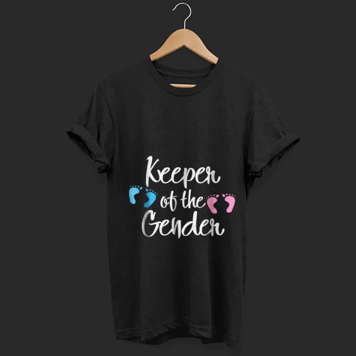Premium trending Keeper Of The Gender Reveal Party Idea Baby Announcement shirt 1 - Premium trending Keeper Of The Gender Reveal Party Idea Baby Announcement shirt