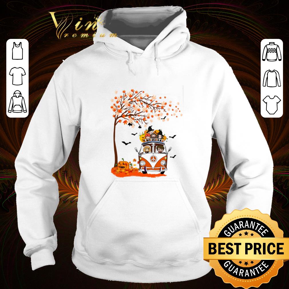 Pretty Harry Potter characters hippie car autumn leaf tree shirt 4 - Pretty Harry Potter characters hippie car autumn leaf tree shirt
