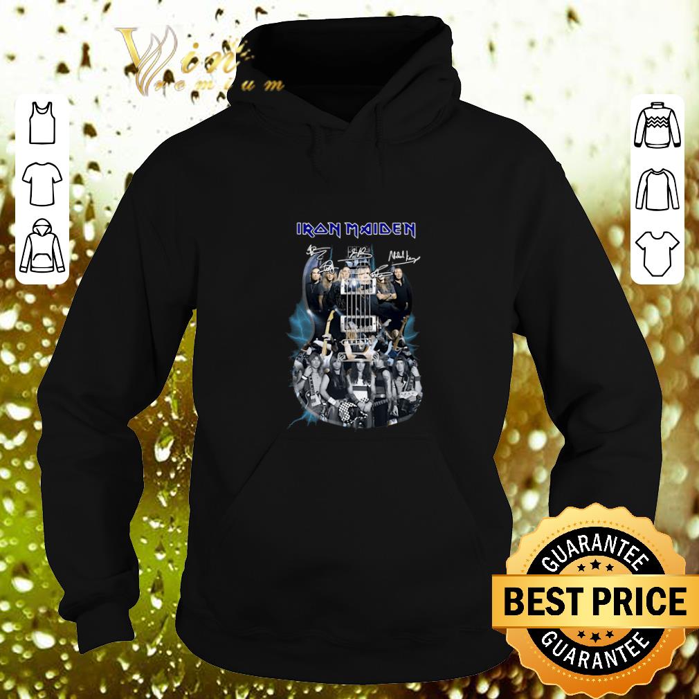Cool Iron Maiden Guitarist Signatures shirt 4 - Cool Iron Maiden Guitarist Signatures shirt