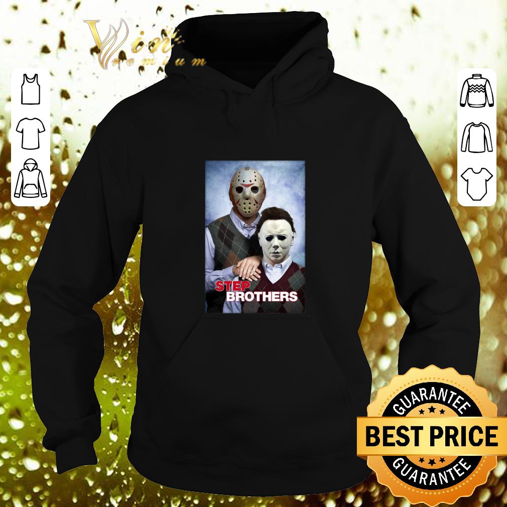 Cool Jason Voorhees and Michael Myers step brothers shirt 4 - Cool Jason Voorhees and Michael Myers step brothers shirt