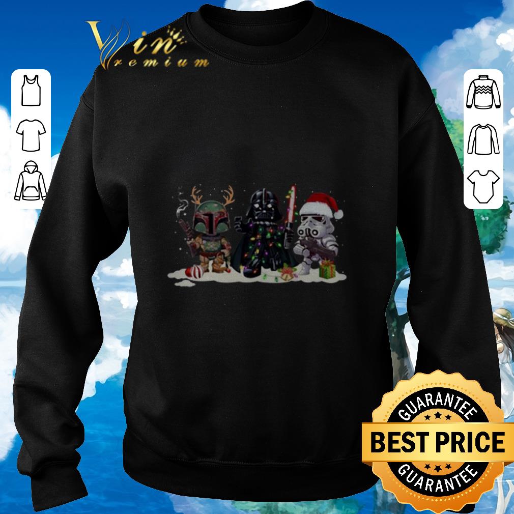 Jango Fett Stormtrooper Darth Vader Christmas shirt Jango Fett Stormtrooper Darth Vader Christmas shirt 4 - Jango Fett Stormtrooper Darth Vader Christmas shirt