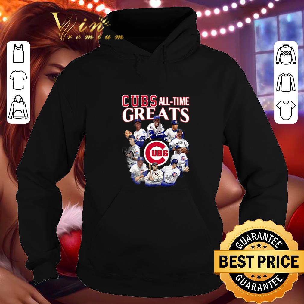 Official Chicago Cubs all time Greats team players signatures shirt 4 - Official Chicago Cubs all time Greats team players signatures shirt