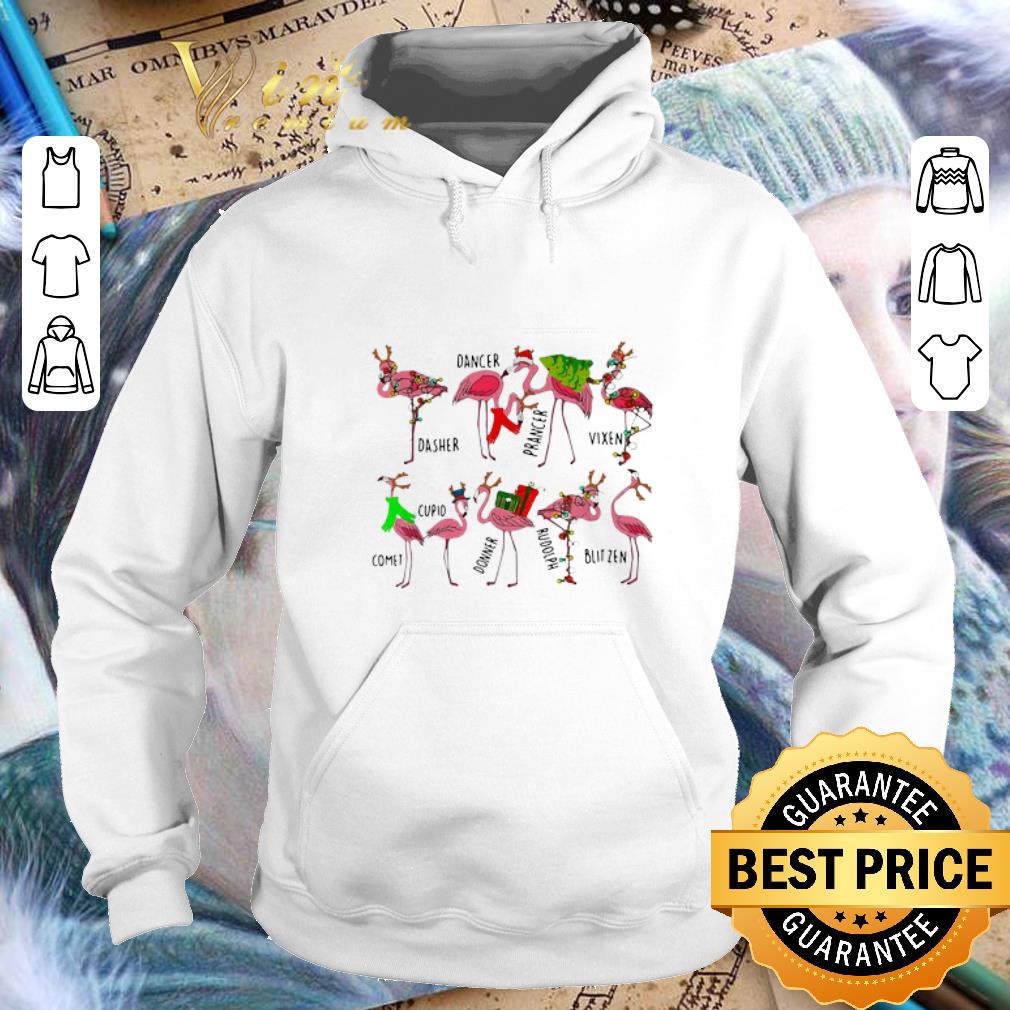 Official Christmas flamingos dancer dasher prancer vixen comet cupid shirt Official Christmas flamingos dancer dasher prancer vixen comet cupid shirt 4 - Official Christmas flamingos dancer dasher prancer vixen comet cupid shirt