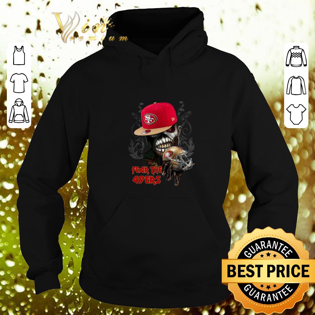 Official Iron Maiden fear the San Francisco 49ers shirt 4 - Official Iron Maiden fear the San Francisco 49ers shirt
