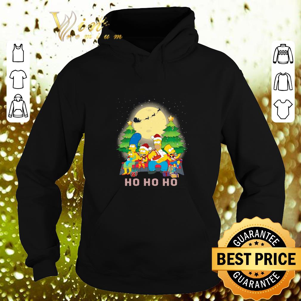 Official The Simpsons Family ho ho ho Christmas shirt 4 - Official The Simpsons Family ho ho ho Christmas shirt