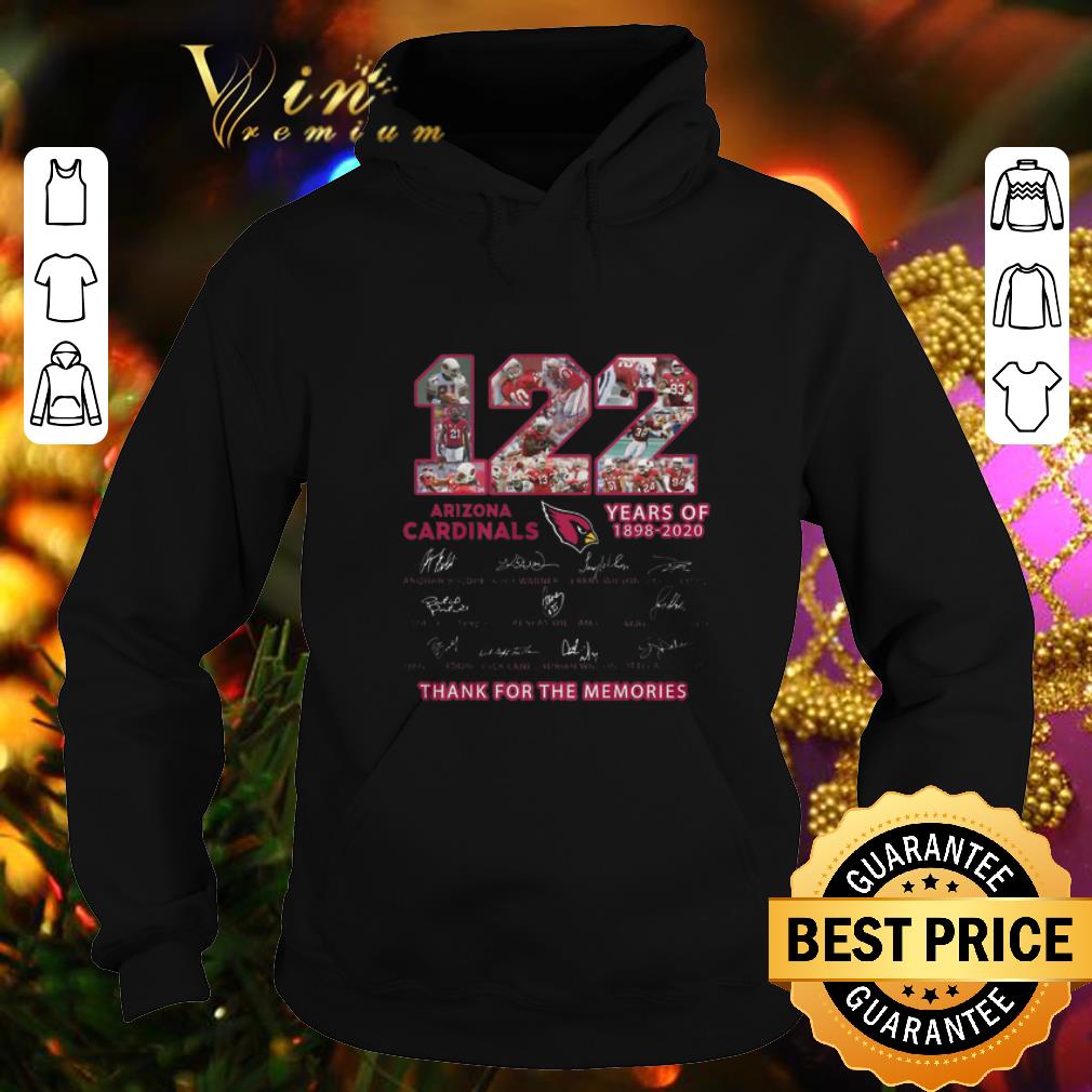 Cool Arizona Cardinals 122 Years Of 1898 2020 Thank For The Memories shirt Cool Arizona Cardinals 122 Years Of 1898 2020 Thank For The Memories shirt 4 - Cool Arizona Cardinals 122 Years Of 1898 2020 Thank For The Memories shirt