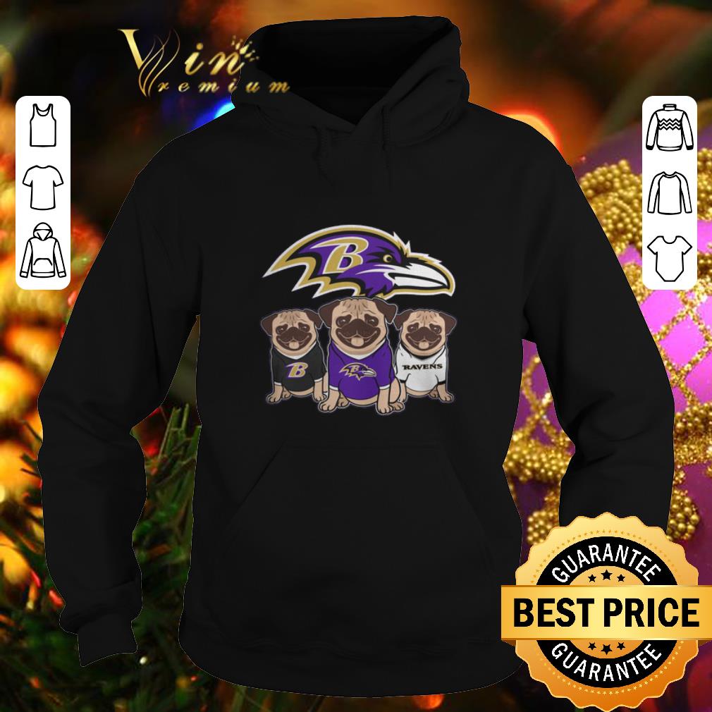 Cool Baltimore Ravens Pugs shirt 4 - Cool Baltimore Ravens Pugs shirt