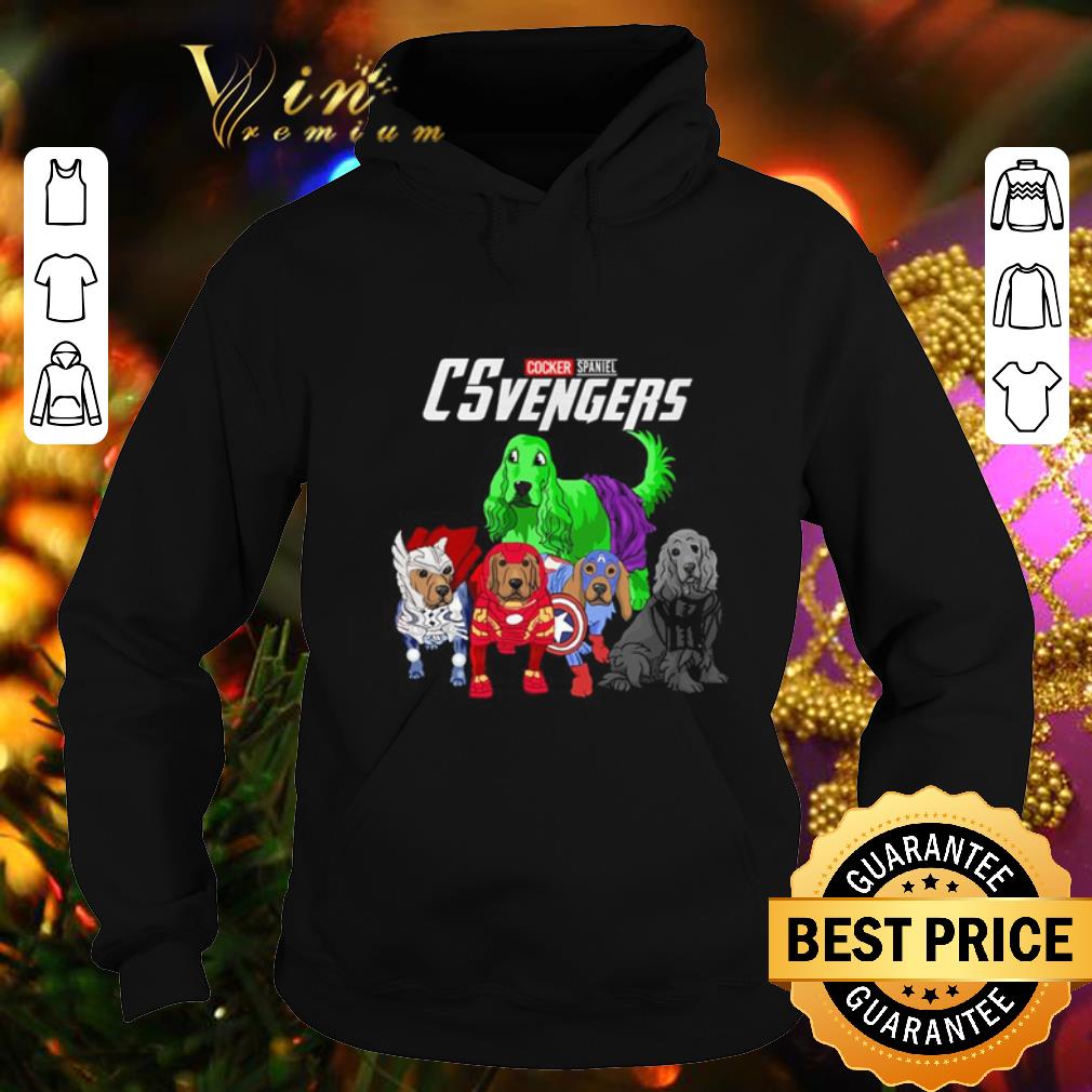 Cool Cocker Spaniel CSvengers Marvel Avengers Endgame shirt 4 - Cool Cocker Spaniel CSvengers Marvel Avengers Endgame shirt