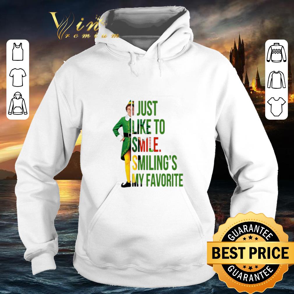 Cool Elf Buddy Hobbs i just like to smile smiling's my favorite shirt Cool Elf Buddy Hobbs i just like to smile smiling s my favorite shirt 4 - Cool Elf Buddy Hobbs i just like to smile smiling's my favorite shirt