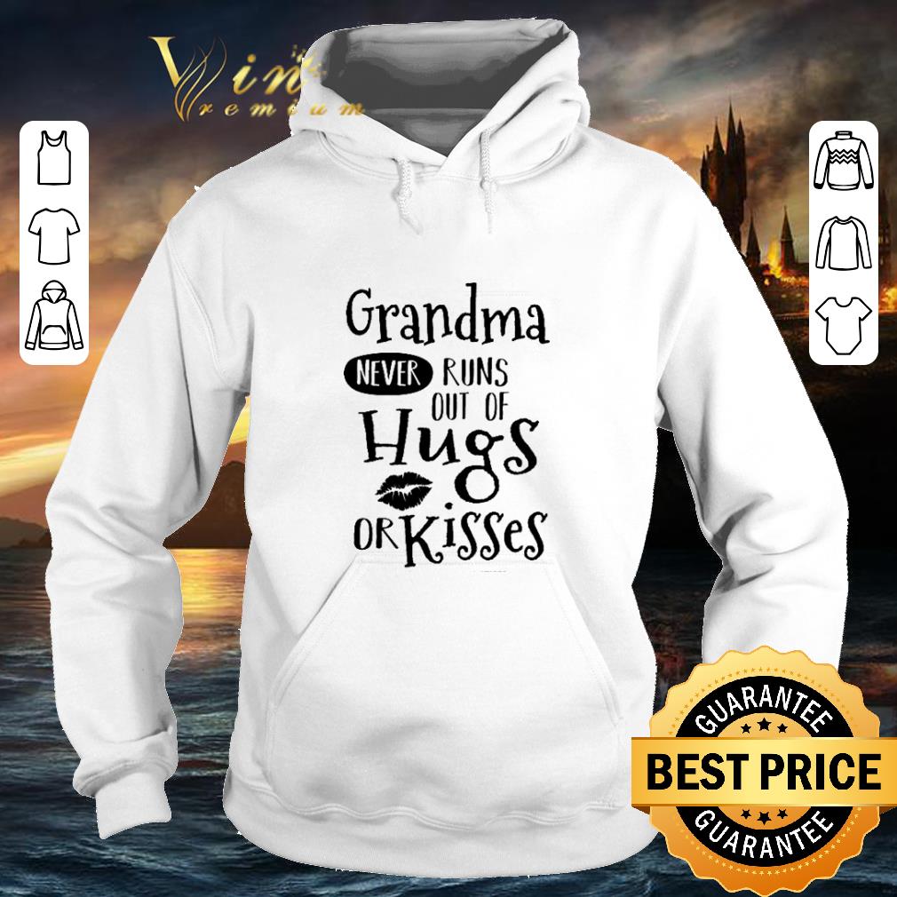 Nice Grandma never runs out of hugs or kisses shirt Nice Grandma never runs out of hugs or kisses shirt 4 - Nice Grandma never runs out of hugs or kisses shirt