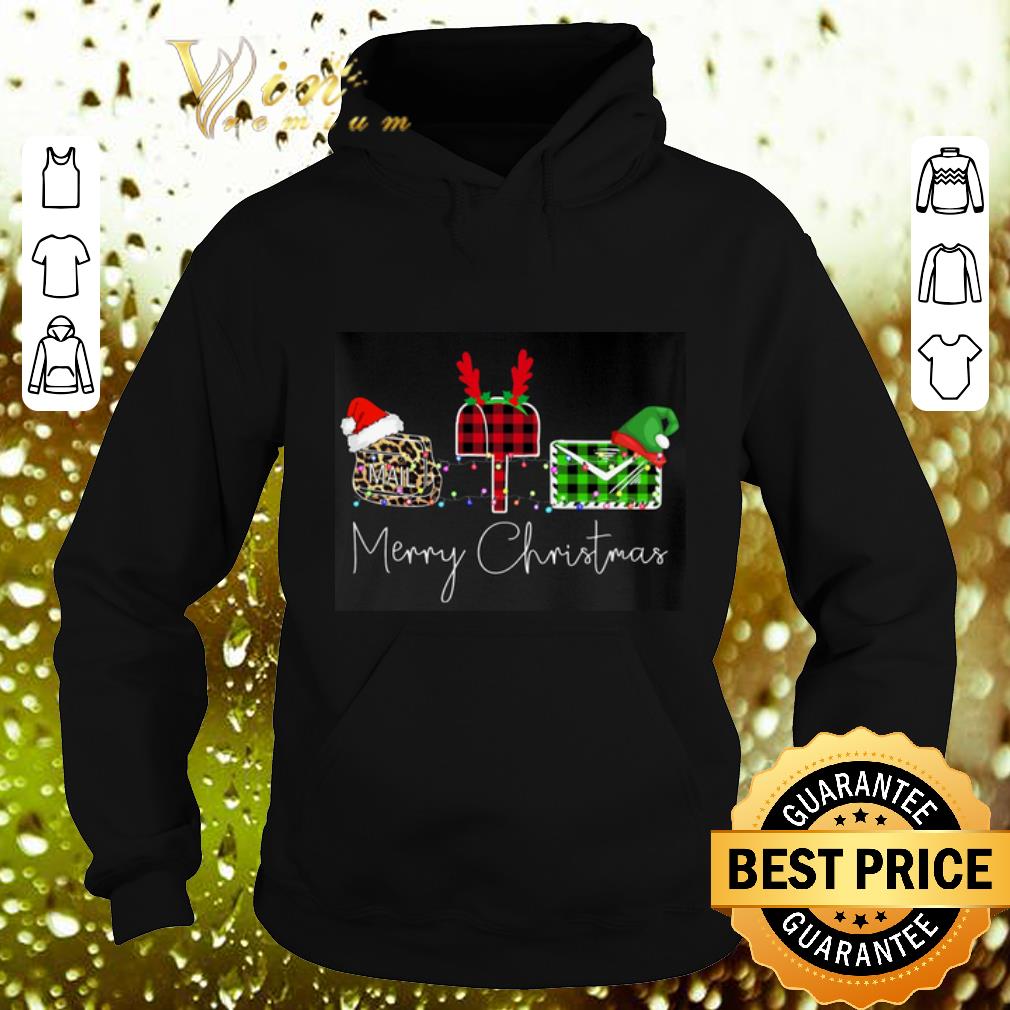 Nice Mail Merry Christmas Leopard Plaid shirt 4 - Nice Mail Merry Christmas Leopard Plaid shirt