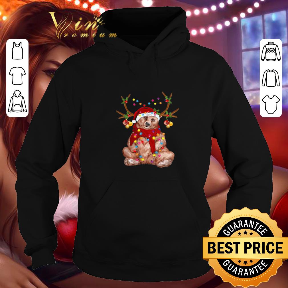 Nice Santa Bear Reindeer Christmas Light shirt 4 - Nice Santa Bear Reindeer Christmas Light shirt