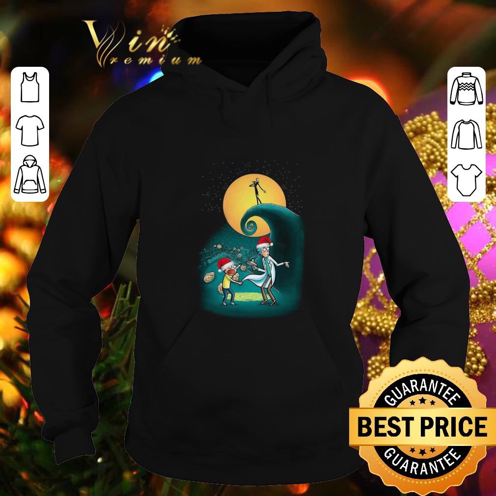 Official Rick and Morty Nightmare Before Christmas shirt Official Rick and Morty Nightmare Before Christmas shirt 4 - Official Rick and Morty Nightmare Before Christmas shirt