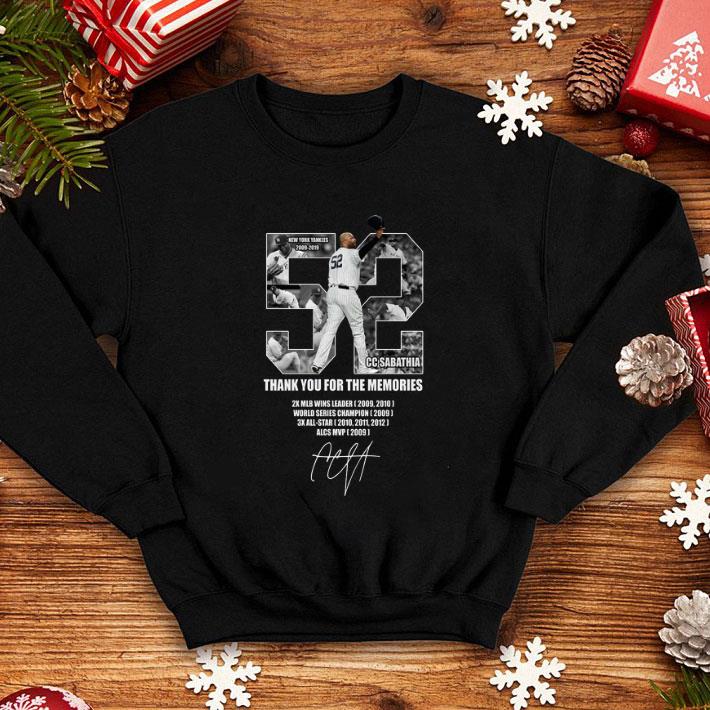 Cool 52 CC Sabathia New York Yankees 2009-2019 Thank You For The Memories shirt Cool 52 CC Sabathia New York Yankees 2009 2019 Thank You For The Memories shirt 4 - Cool 52 CC Sabathia New York Yankees 2009-2019 Thank You For The Memories shirt