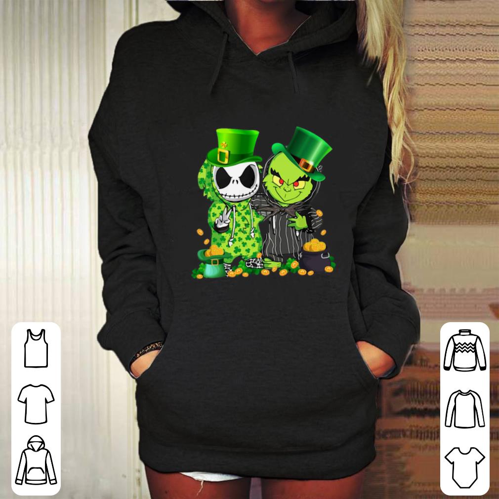 Nice St Patrick's Day Baby Jack Skellington and Baby Grinch shirt Nice St Patrick s Day Baby Jack Skellington and Baby Grinch shirt 4 - Nice St Patrick's Day Baby Jack Skellington and Baby Grinch shirt