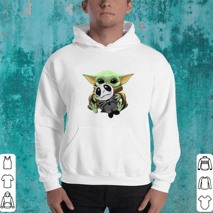 Official Baby Yoda hug Jack Skellington Star Wars shirt Official Baby Yoda hug Jack Skellington Star Wars shirt 4 - Official Baby Yoda hug Jack Skellington Star Wars shirt