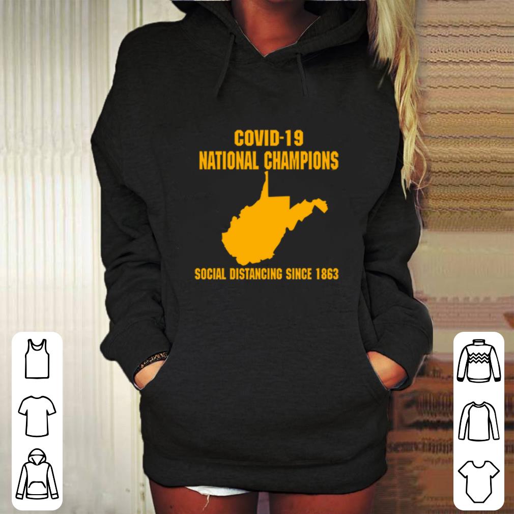 Cool Coronavirus Covid 19 National Champions social distancing since 1863 shirt 4 - Cool Coronavirus Covid-19 National Champions social distancing since 1863 shirt