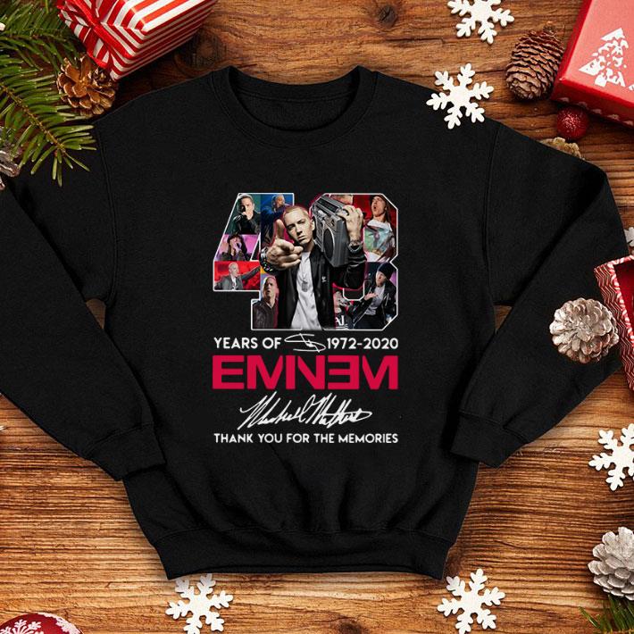 Nice 48 years of 1972 2020 Eminem signatures shirt 4 - Nice 48 years of 1972-2020 Eminem signatures shirt