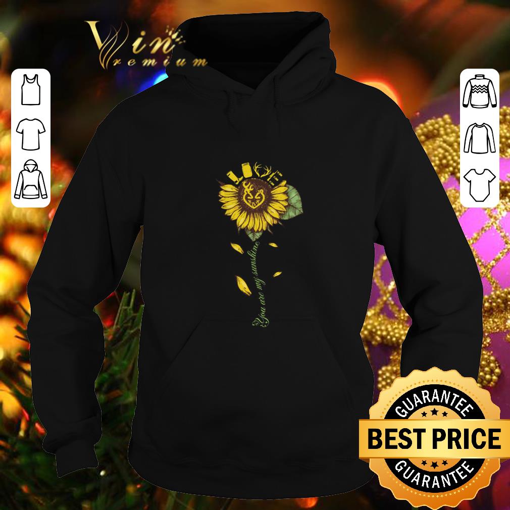 Nice Sunflower deer hunting love deer you are my sunshine shirt 4 1 - Nice Sunflower deer hunting love deer you are my sunshine shirt