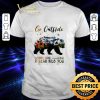 Best Silhouette Go outside worst case scenario a bear kils you shirt