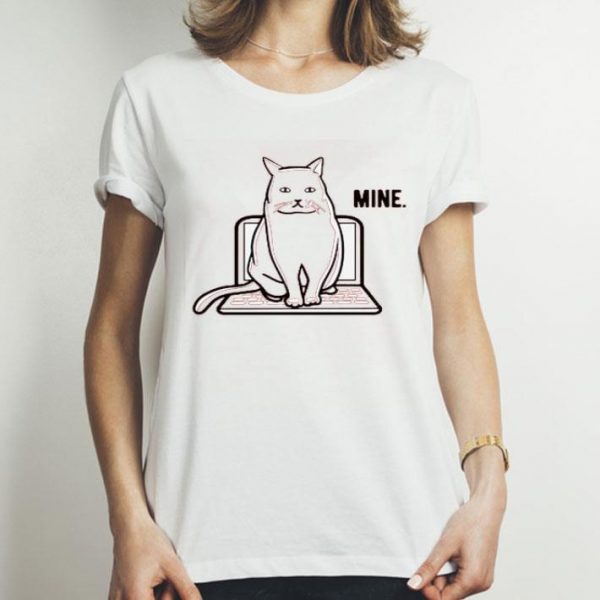 Nice Mine Computer Cat Shirt