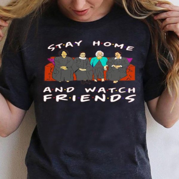 Top Golden Girl Stay Home And Watch Friends Tv Show shirt