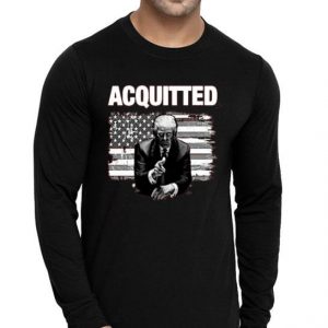 Nice Donald Trump Acquitted America Flag Shirt