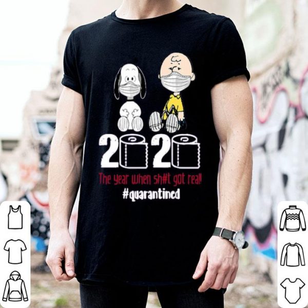 Snoopy And Charlie Brown 2020 The Year When Shit Got Real #quatantined