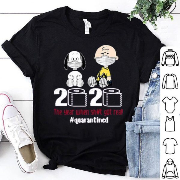 Snoopy And Charlie Brown 2020 The Year When Shit Got Real #quatantined