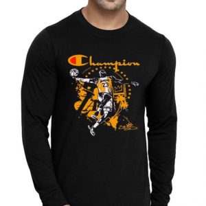 Nice Champion LeBron James Signature Los Angeles Lakers Shirt