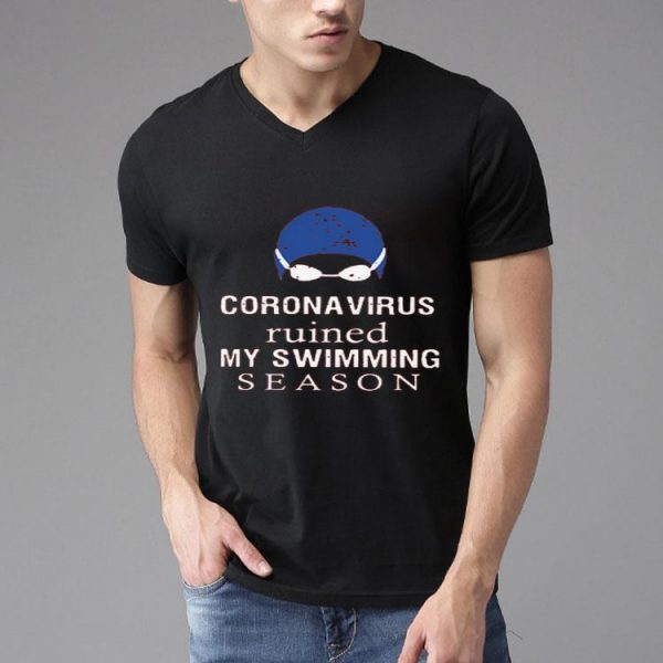 Nice Swimming Coronavirus Ruined Shirt