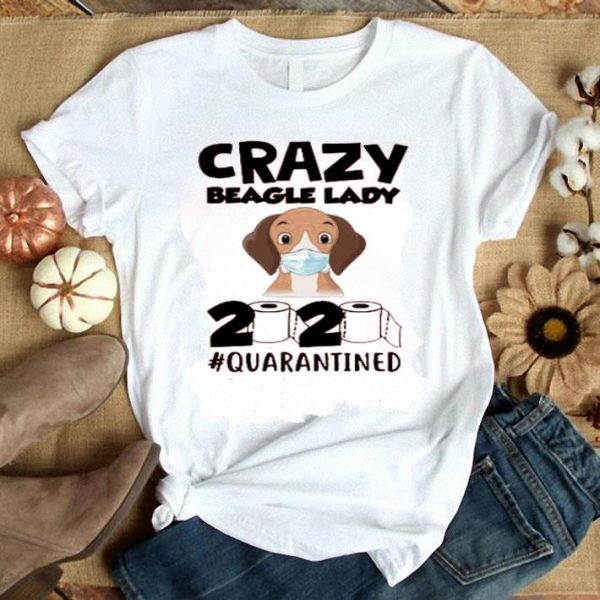 Nice Crazy Beagle Lady 2020 shirt